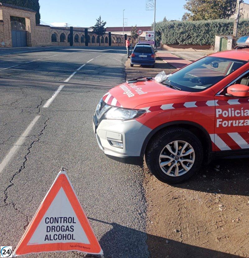 Conductor detenido en Monteagudo por presencia de drogas y portar un permiso inválido en España.