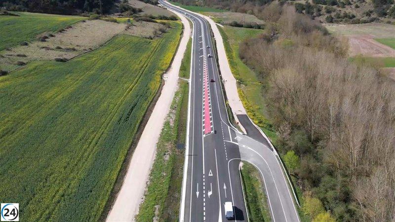Ministerio de Transportes otorga a Navarra 15 millones de euros para mejoras en la N-121-A.