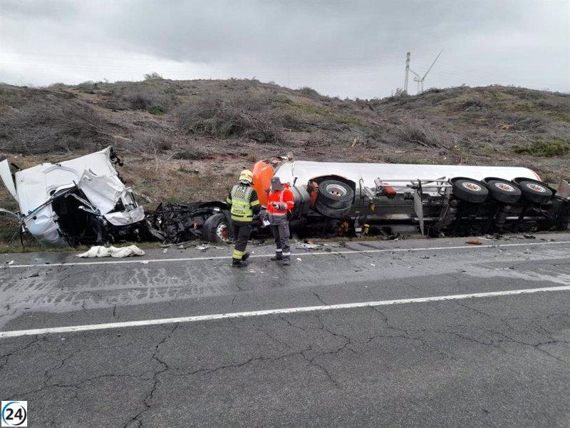 Fatal accidente en Cadreita con múltiples camiones deja un muerto y un herido grave