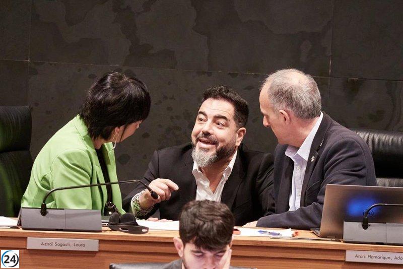 Parlamento de Navarra se niega a oponerse a la colaboración con EH Bildu.