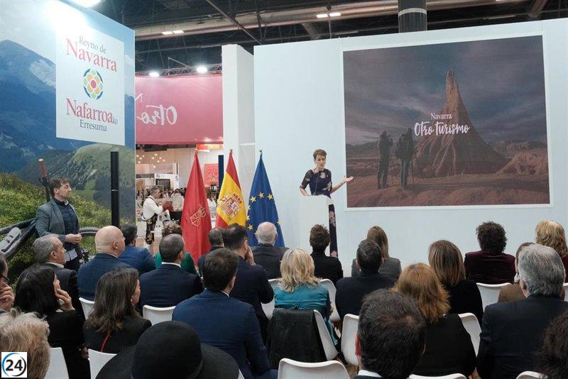 Chivite fomenta el estilo de vida de Navarra y alienta a los turistas a experimentar ser navarros durante su visita.