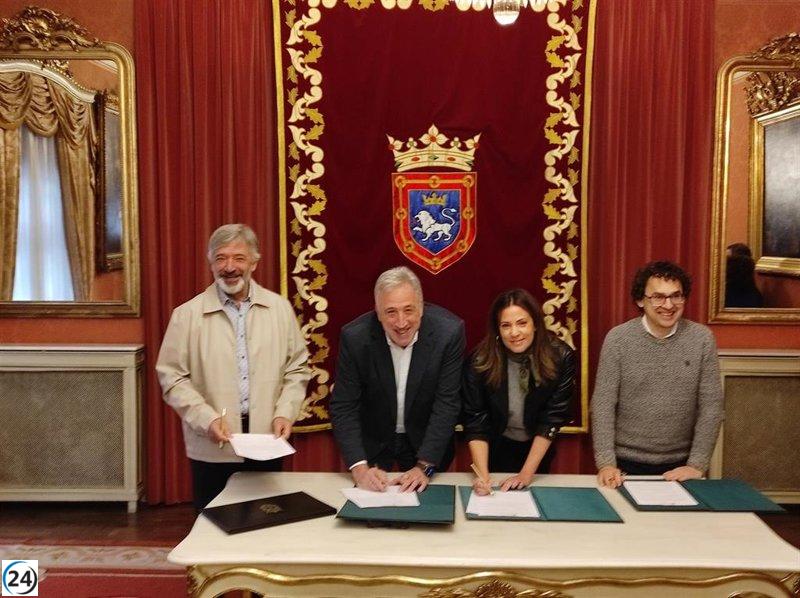 El PSN y el Ayuntamiento de Pamplona acuerdan presupuesto de 265 millones.
