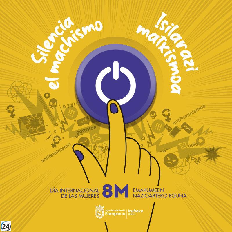 El Ayuntamiento de Pamplona organiza eventos por el Día de la Mujer.