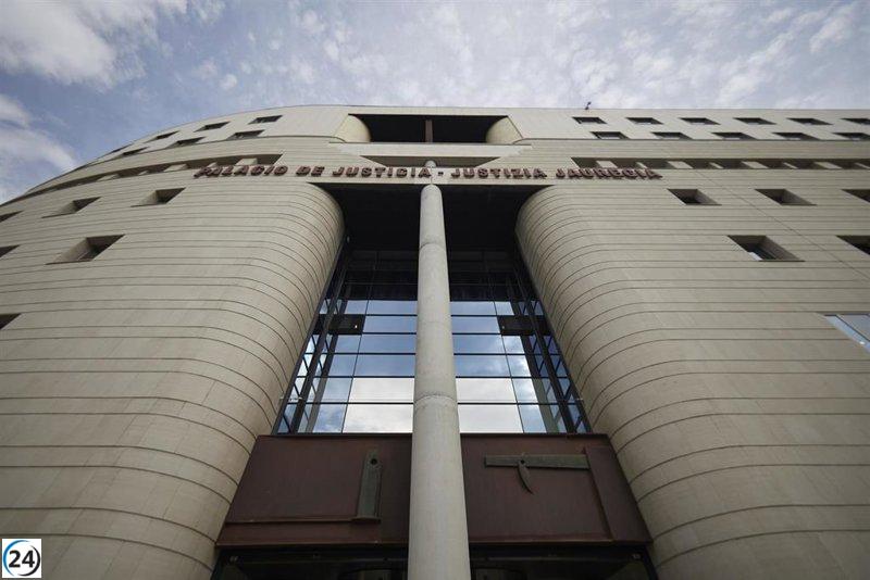 Seis agricultores liberados bajo fianza tras ser acusados de intento de asalto al Parlamento de Navarra.