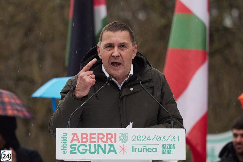 Otegi (EH Bildu) afirma que la independencia solo será posible si llegan al gobierno.