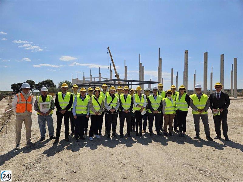 Comienza la construcción de la planta de reciclaje de palas de aerogeneradores en Cortes
