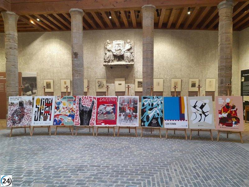 Finalistas del concurso de carteles de San Fermín 2024 listos para ser votados antes del 6 de mayo.