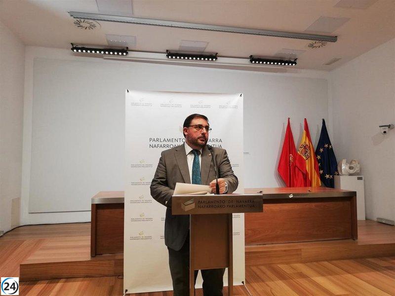 El presidente del Parlamento de Navarra presenta un código de conducta para los grupos políticos.
