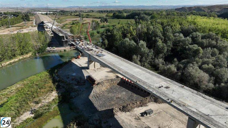 El Ministerio destina 1,04 millones a proyectos del TAV entre Castejón y Pamplona.