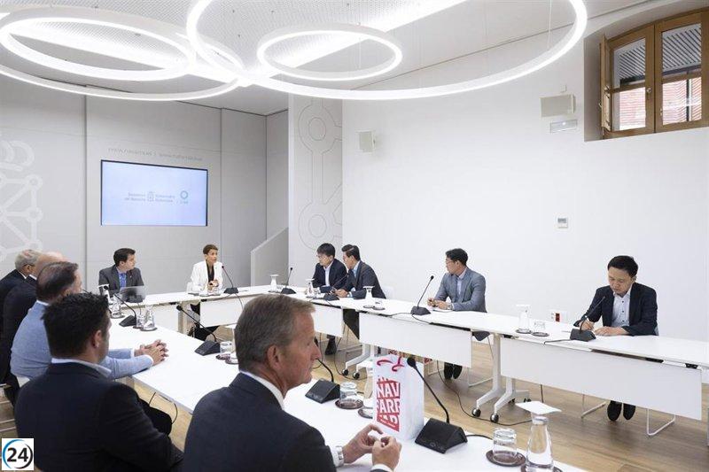 Chivite fortalece la colaboración con el consorcio coreano-español para impulsar BeeCycle.