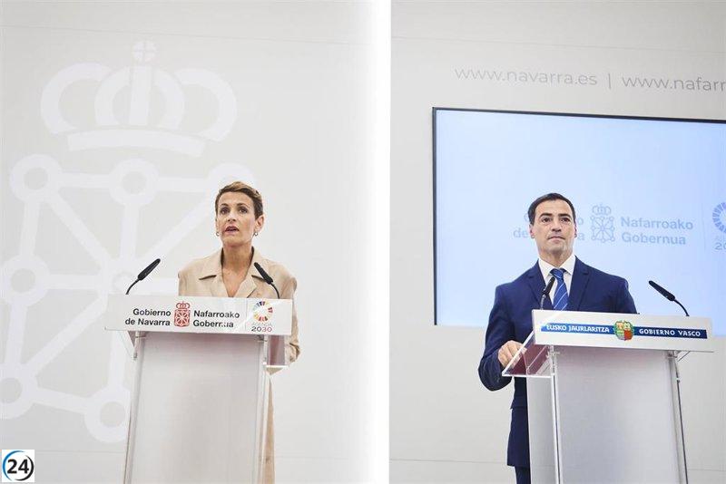 Navarra y Euskadi renovarán su acuerdo de colaboración en los próximos meses.