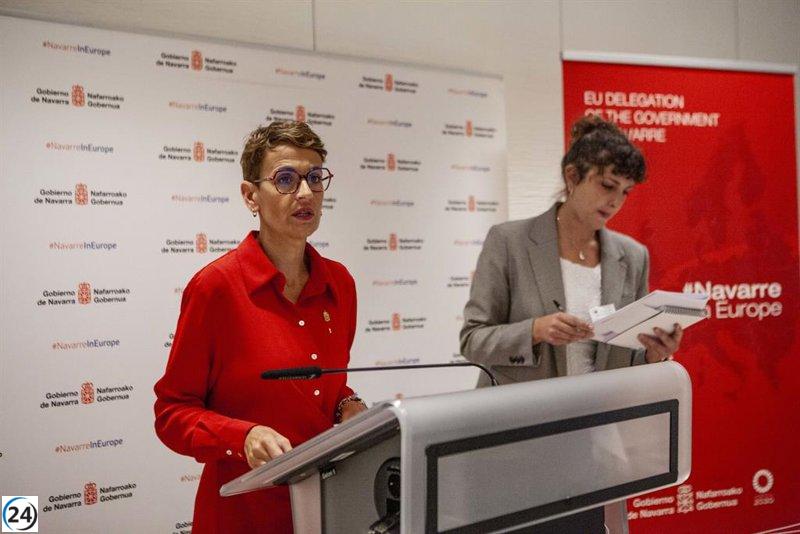 Chivite insta a la Unión Europea a apoyar financieramente al sector de la automoción.