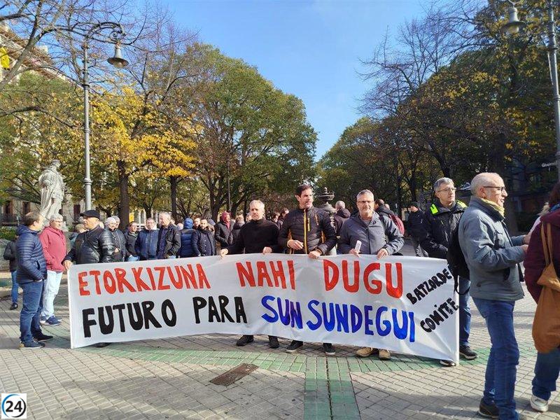 Sunsundegui convoca a una manifestación en Alsasua este domingo para defender el futuro de su planta.
