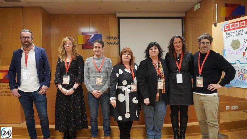 Rubén Belzunegui continuará como secretario general de CCOO de Navarra por cuatro años más.