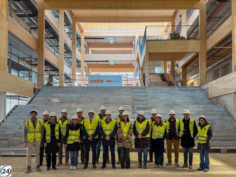 La nueva Facultad de Ciencias de la Salud de la UPNA se inaugurará este verano.