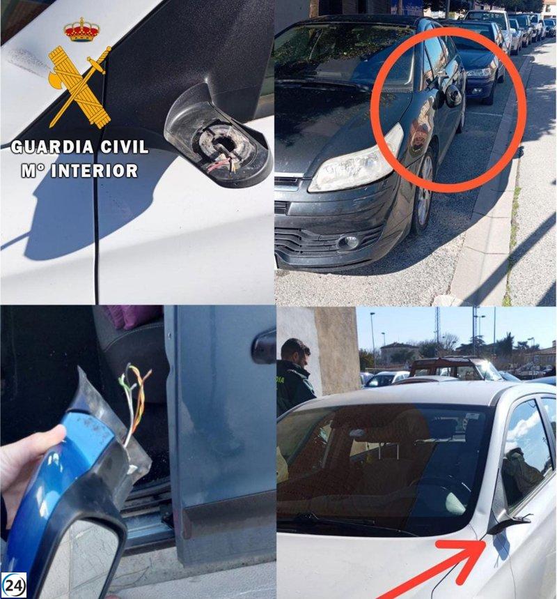 Detienen a un joven de 19 años en Tafalla por vandalismo de automóviles.