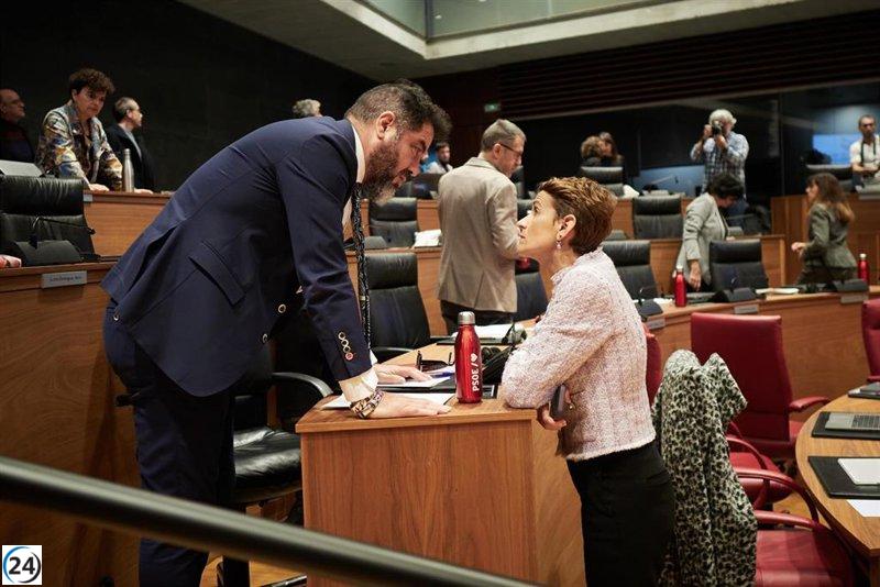 El Parlamento de Navarra respalda la revisión de vínculos comerciales con Israel.