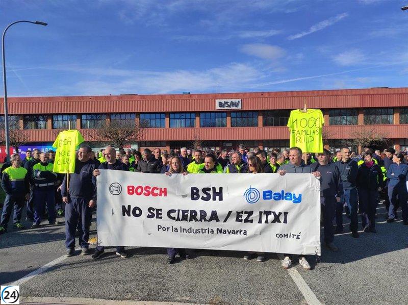 Partidos navarros respaldan a BSH mientras UPN cuestiona la administración gubernamental.