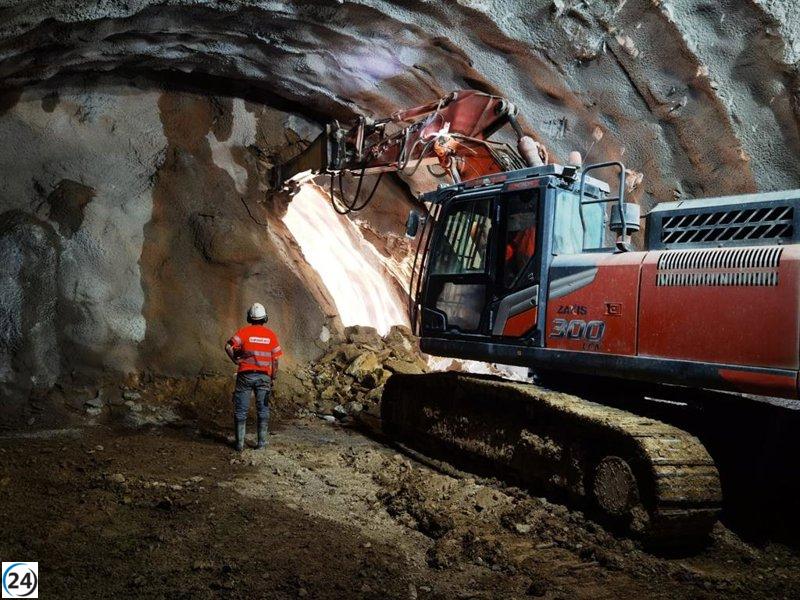Adif Alta Velocidad finaliza la excavación del túnel de Artzareta en la línea Tafalla-Campanas.