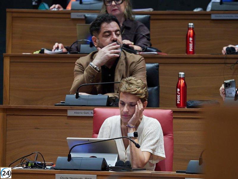 Alzórriz renuncia como portavoz del PSN; el partido escogerá su sucesor el viernes.