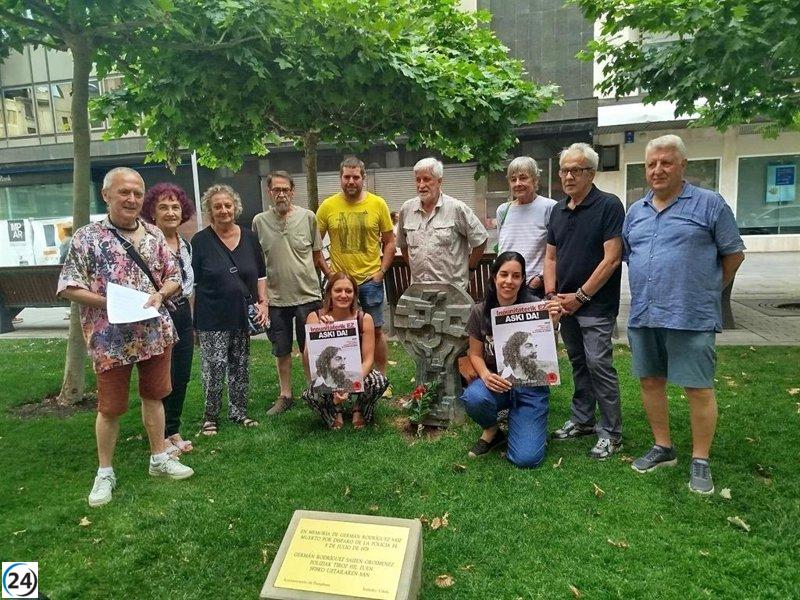 Peñas de Pamplona conmemoran a Germán Rodríguez el 8 de julio pidiendo 