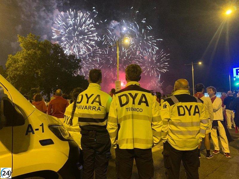 DYA Navarra brinda asistencia a 81 durante el segundo día de Sanfermines.