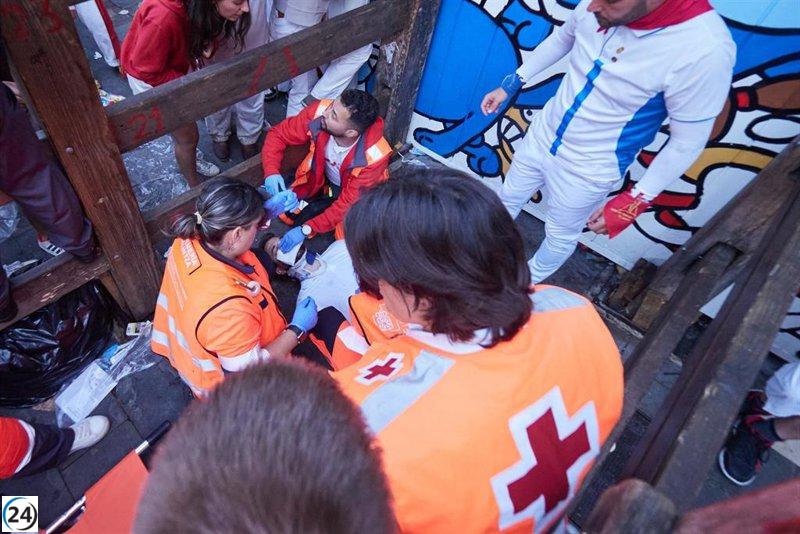 Cruz Roja brinda apoyo a más de 1.230 ciudadanos durante las fiestas de San Fermín 2025.