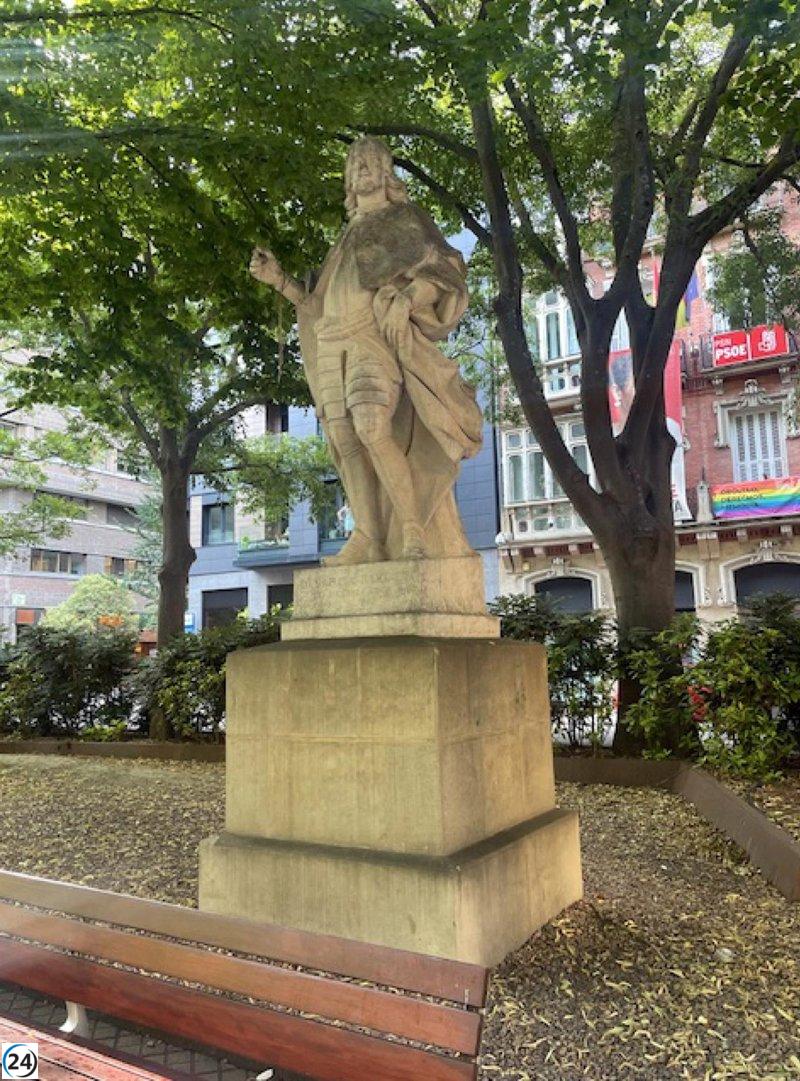 Se adjudica el contrato para mover y restaurar las esculturas de los Reyes en el paseo de Sarasate.