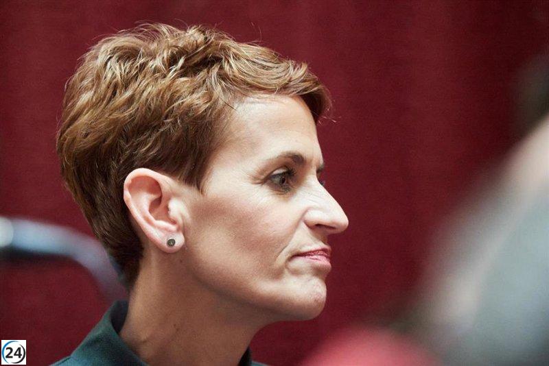 Chivite critica el silencio de UPN tras los comentarios del alcalde de Valtierra.