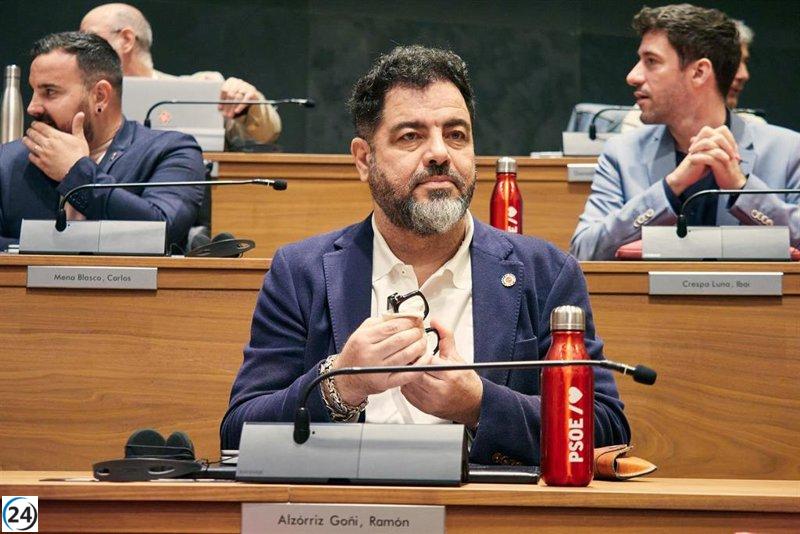 PSN defiende a Alzórriz: 