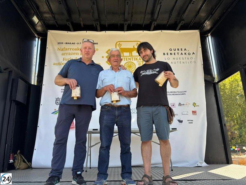 Atekoa y Quesos Larra se coronan en el Concurso de Queso de Oveja Latxa en la feria Autentika.