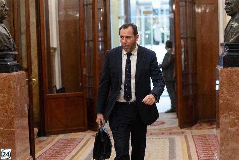 Óscar Puente confirma llegada del nuevo material ferroviario para Pamplona-Zaragoza este mes.