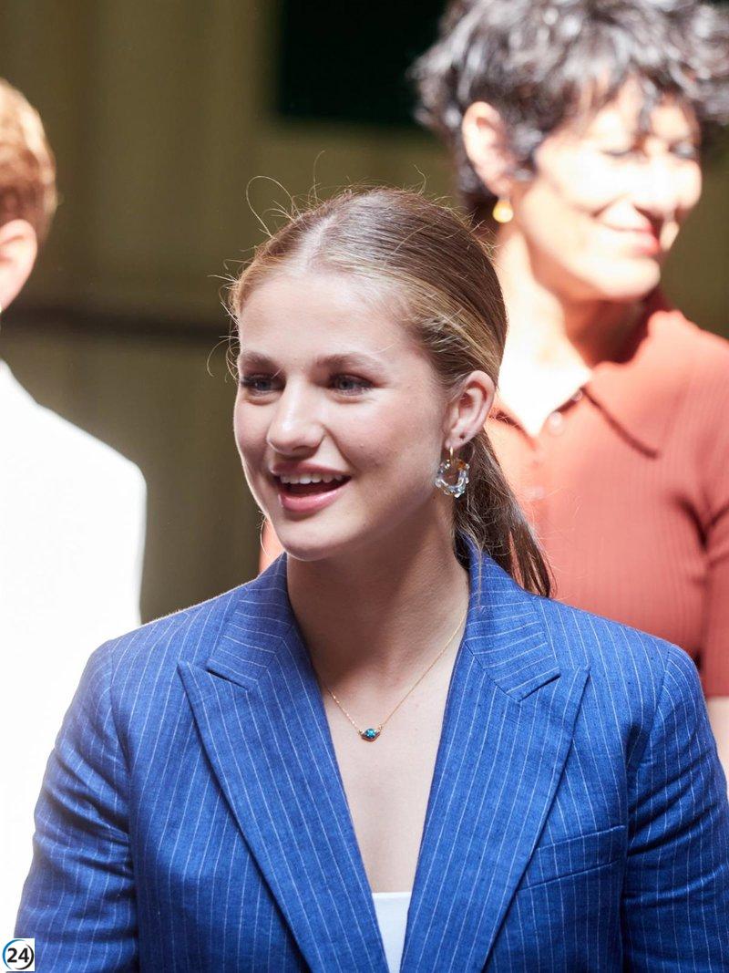 La Princesa Leonor reafirma su lazo con Navarra durante su visita a Tudela.