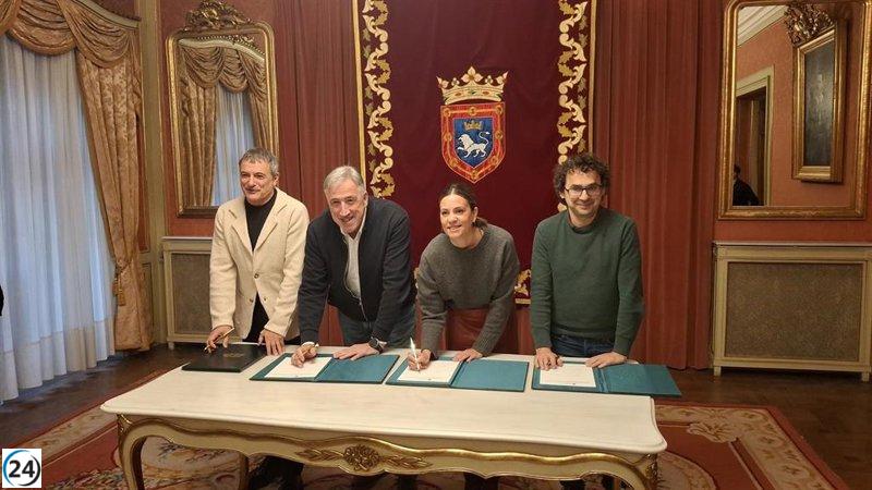Gobierno y PSN sellan histórico pacto presupuestario de 293 millones para Pamplona.