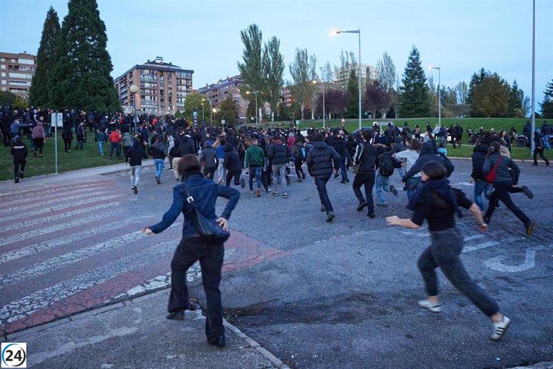 Cuatro arrestados tras altercados en la Universidad de Navarra el 30 de octubre.