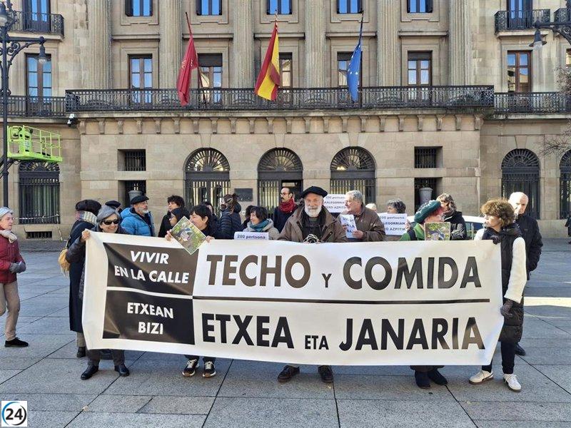 Organizaciones alertan sobre 200 personas sin hogar en medio de la intensa ola de frío.