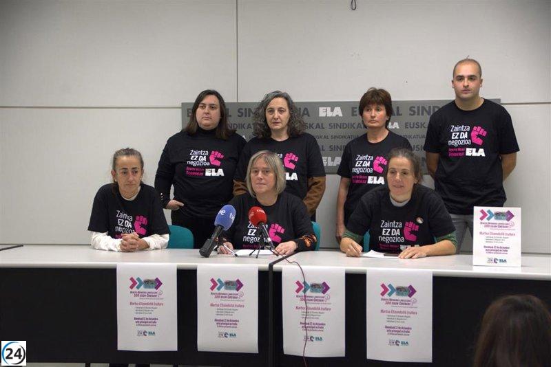 Residentes de Benito Menni en Elizondo organizan huelga y marcha hacia Pamplona en diciembre.