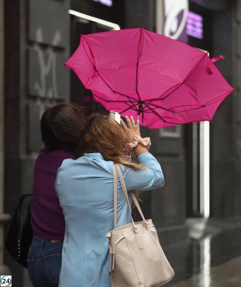Alerta amarilla el martes en la costa cantábrica por ráfagas de hasta 70 km/h.