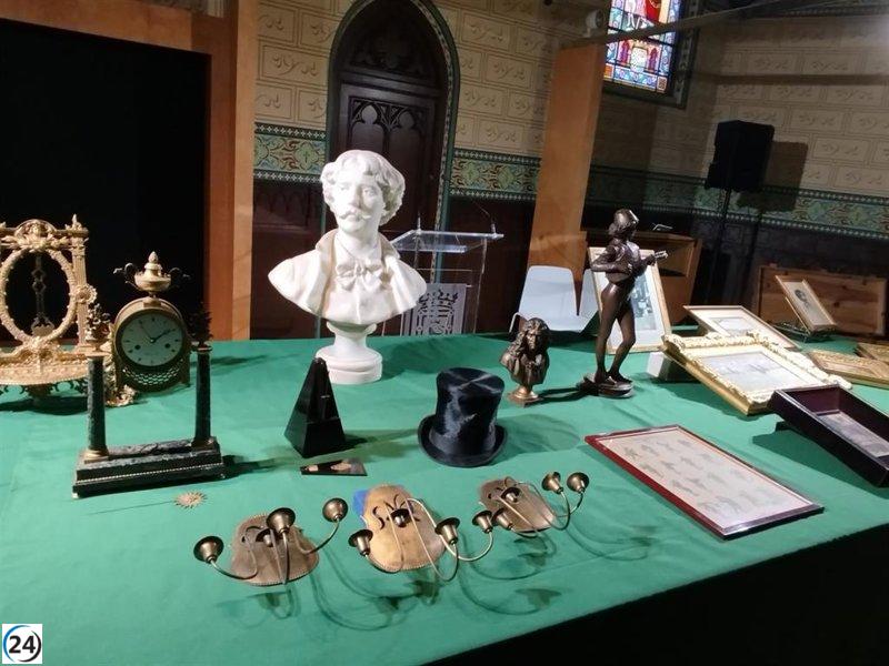 Hallan cuatro baúles del legado de Pablo Sarasate en el Archivo Municipal, desaparecidos desde 1991.