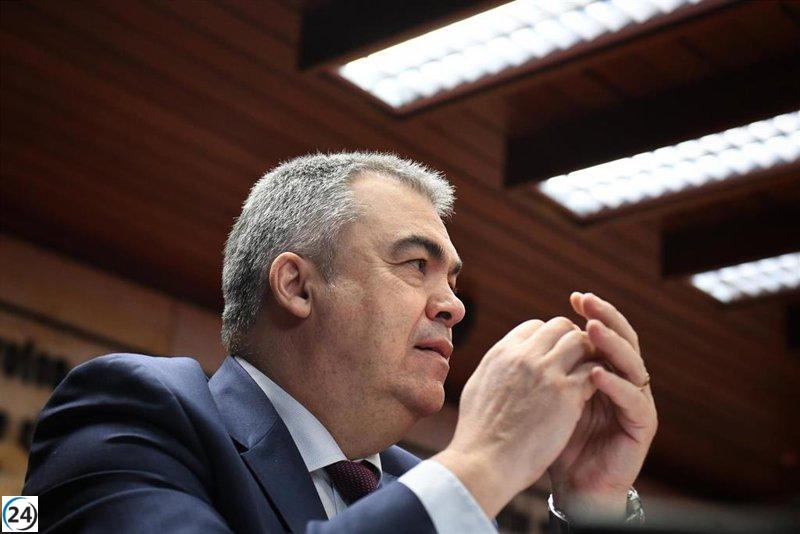 Santos Cerdán se presenta ante la comisión Koldo del Senado, un mes tras su liberación.