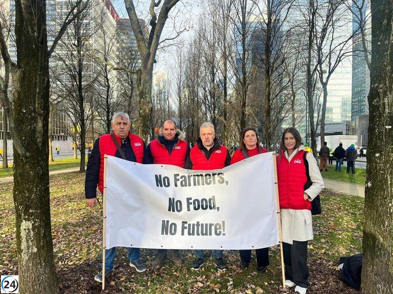 UAGN defiende un campo activo en Bruselas y exige revertir el recorte del 22% en la PAC.