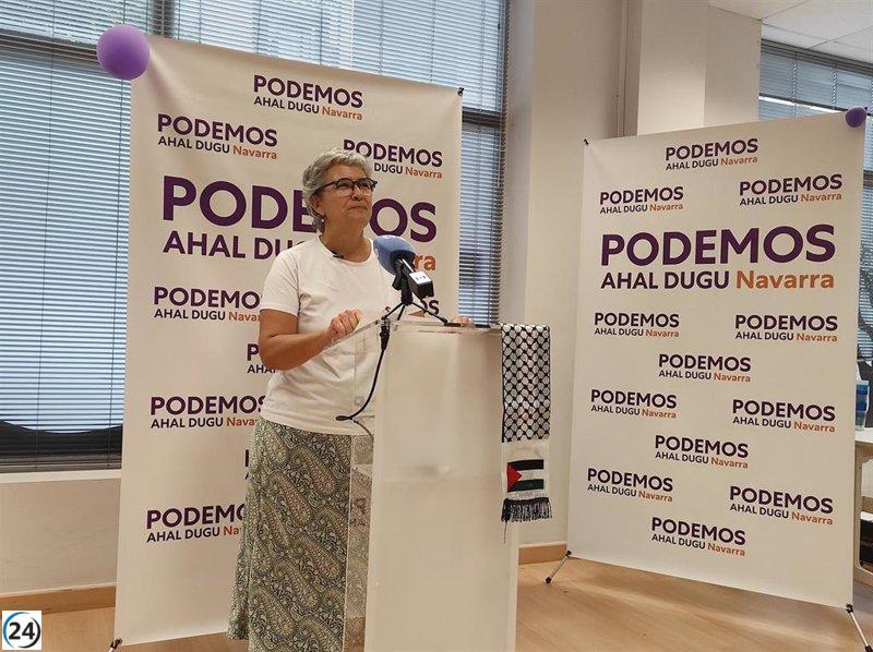 Podemos señala la falta de influencia de Contigo y Geroa Bai en el Gobierno foral.