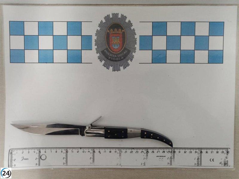 Menor de 14 años arrestado en Tudela por agredir a un hombre y a un policía.