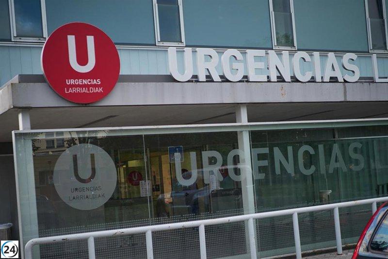 Accidente en Pamplona deja a dos heridos.