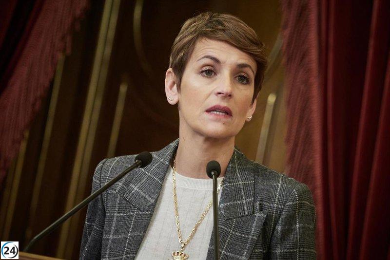 Chivite destaca la inversión del BEI como un avance clave para la segunda fase del Canal de Navarra.