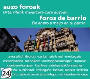 La décima edición de los Foros de Barrio sumará a Azpilagaña y estrenará un nuevo sistema de evaluación.