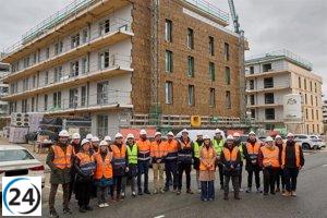 Alfaro inaugura en Mutilva la primera vivienda de alquiler accesible en Navarra.