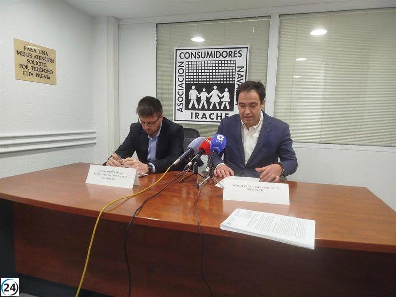 Irache reporta 48,000 quejas en 2025, principalmente en servicios de luz, gas, banca y telecomunicaciones.