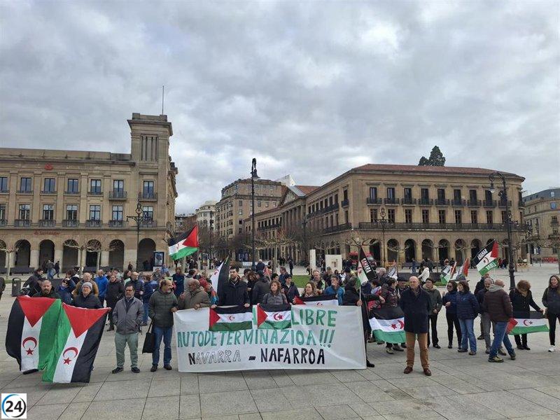 Pamplona se une en apoyo al Sahara por el 50 aniversario de la RASD.
