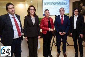 El Ministerio revela en Tudela un informe que mantiene la ubicación actual de la estación del TAV.